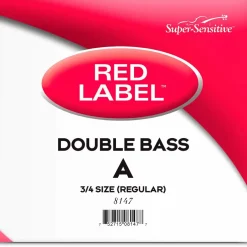 Super Sensitive Red Label Series Double Bass A String 3/4 Size, Medium