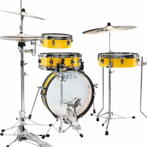 TAMA Club-JAM Pancake 4-Piece Shell Pack With 18" Bass Drum Electric Yellow