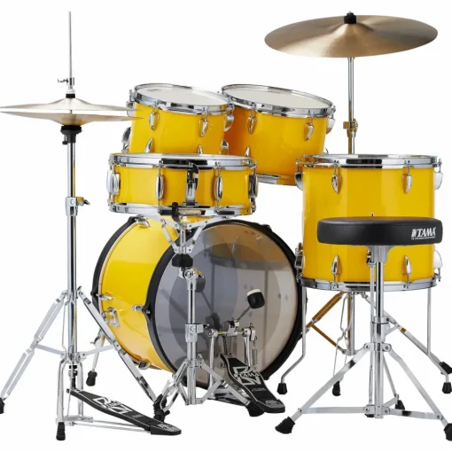 TAMA Imperialstar 5-Piece Complete Drum Set With 18" Bass Drum Electric Yellow