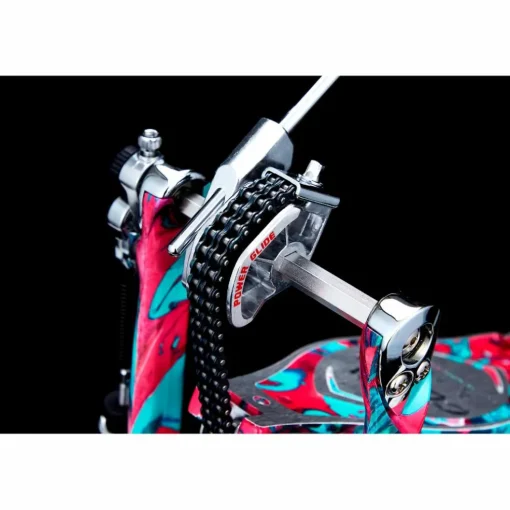 TAMA Limited-Edition 50th Anniversary Iron Cobra Power Glide Coral Swirl Double Pedal