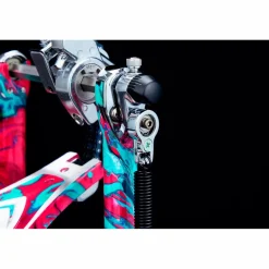 TAMA Limited-Edition 50th Anniversary Iron Cobra Power Glide Coral Swirl Double Pedal
