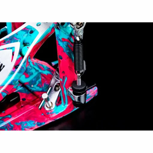 TAMA Limited-Edition 50th Anniversary Iron Cobra Power Glide Coral Swirl Double Pedal