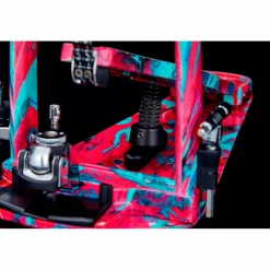 TAMA Limited-Edition 50th Anniversary Iron Cobra Power Glide Coral Swirl Double Pedal