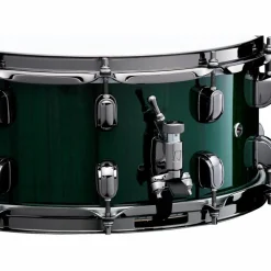 TAMA S.L.P. Bubinga/Maple Snare Drum 14 x 6.5 in. Malachite Green Zebrawood