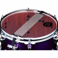 TAMA S.L.P. Mod Bubinga Snare Drum - Clay Aeschliman Artist Model 12 x 7 in. Galactic Purple