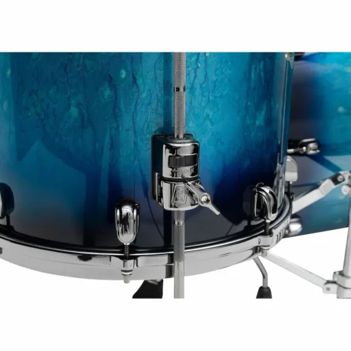 TAMA Starclassic Maple 4-Piece Shell Pack With Black Nickel Hardware and 22" Bass Drum Molten Electric Blue Burst