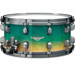 TAMA Starclassic Maple Snare Drum With Smoked Black Nickel Shell Hardware 14 x 6.5 in. Marine Shoreline Movingui Fade