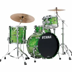TAMA Starclassic Walnut/Birch 3-Piece Shell Pack with Chrome Hardware and 20 in. Bass Drum Lacquer Shamrock Oyster
