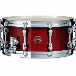 TAMA Starphonic 14" X 6" Concert Concert Snare Drum With Hybrid Wire & Fine Adjuster 14 x 6 in. Gloss Cherry Red