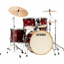 TAMA Superstar Classic Exotix 5-Piece Shell Pack With 22" Bass Drum Gloss Garnet Lacebark Pine