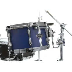 TAMA Superstar Hyper-Drive Duo 4-Piece Shell Pack Satin Blue Vertical Stripe