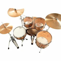 TAMBURO Opera Series 5-Piece Stave-Wood Shell Pack With 22" Bass Drum Zebrano