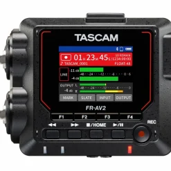 TASCAM FR-AV2 Compact 32-Bit Field Recorder & Timecode Generator with AK-BT2 Bluetooth Adapter