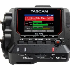 TASCAM FR-AV2 Compact 32-Bit Field Recorder & Timecode Generator with AK-BT2 Bluetooth Adapter