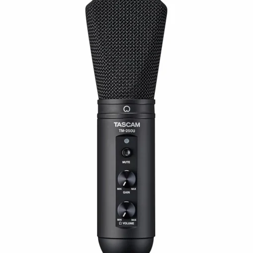 TASCAM TM-250U USB Condenser Microphone for Podcasting, Conferencing, and Computer Recording