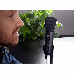 TASCAM TM-250U USB Condenser Microphone for Podcasting, Conferencing, and Computer Recording