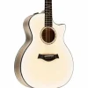 Taylor 614ce Limited-Edition 50th Anniversary Grand Auditorium Acoustic-Electric Guitar Trans White Edgeburst