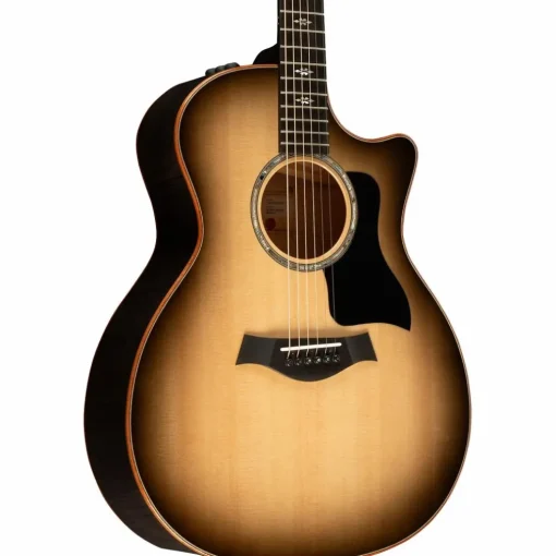 Taylor 614ce Special-Edition Grand Auditorium Acoustic-Electric Guitar Charcoal Edge Burst