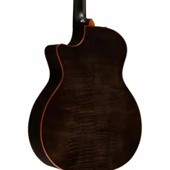 Taylor 614ce Special-Edition Grand Auditorium Acoustic-Electric Guitar Charcoal Edge Burst