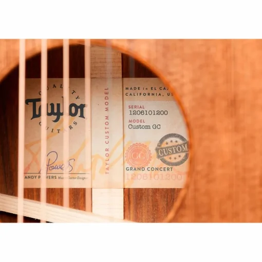 Taylor Custom #2 Cocobolo Grand Concert Acoustic-Electric Guitar Shaded Edge Burst