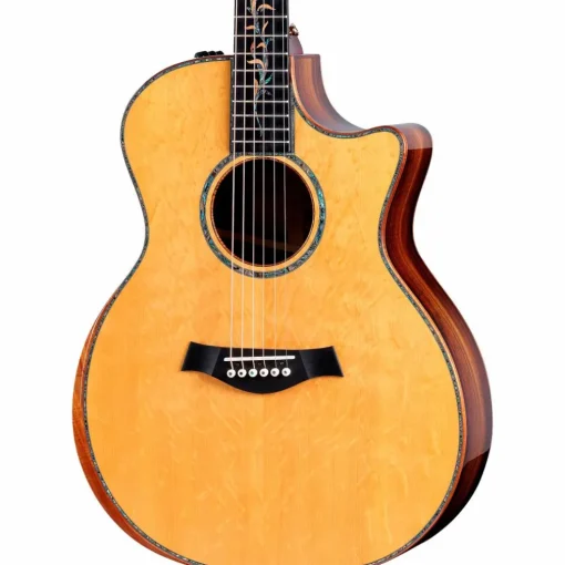 Taylor Custom Bearclaw Sitka Spruce-Bocote Grand Auditorium Acoustic-Electric Guitar Shaded Edge Burst