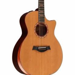 Taylor Custom Red Western Cedar-Red Ironbark Grand Auditorium Acoustic-Electric Guitar Red Mahogany