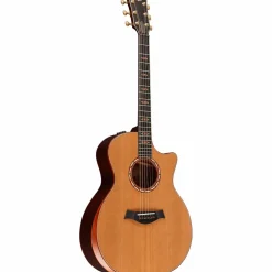 Taylor Custom Red Western Cedar-Red Ironbark Grand Auditorium Acoustic-Electric Guitar Red Mahogany