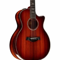 Taylor Custom Redwood-Master Grade Koa Grand Auditorium Acoustic-Electric Guitar Shaded Edge Burst
