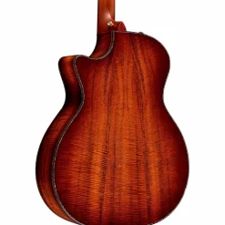Taylor Custom Redwood-Master Grade Koa Grand Auditorium Acoustic-Electric Guitar Shaded Edge Burst