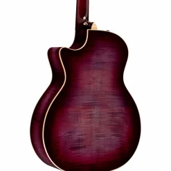 Taylor Custom Sitka Spruce-Flamed Maple Grand Auditorium Acoustic-Electric Guitar Lilac Wine