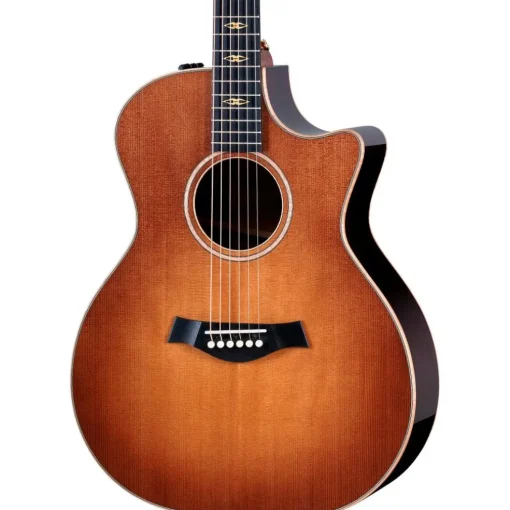 Taylor Custom Torrefied Sitka Spruce-East Indian Rosewood Grand Auditorium Acoustic-Electric Guitar Wild Honey Burst