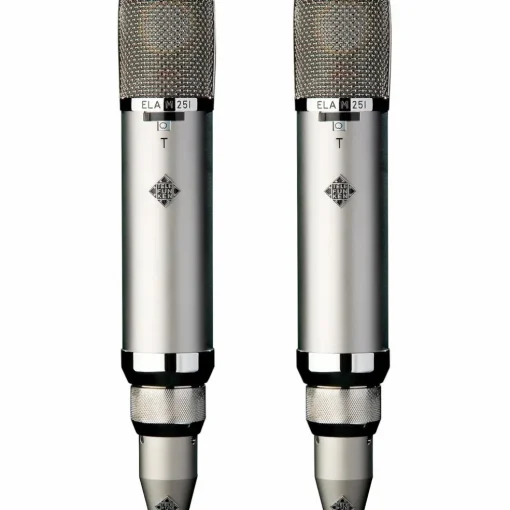 TELEFUNKEN ELA M 251T Stereo Set Tube Condenser Microphones With CK12 Capsules, Edge-Terminated Membranes