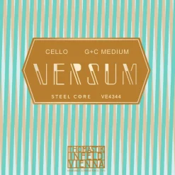 Thomastik Versum Tungsten G and C Cello String Combo Pack 4/4 Size, Medium