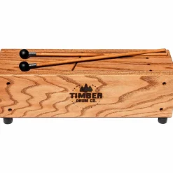 Timber Drum Company Slit Tongue Log Drum with Mallets