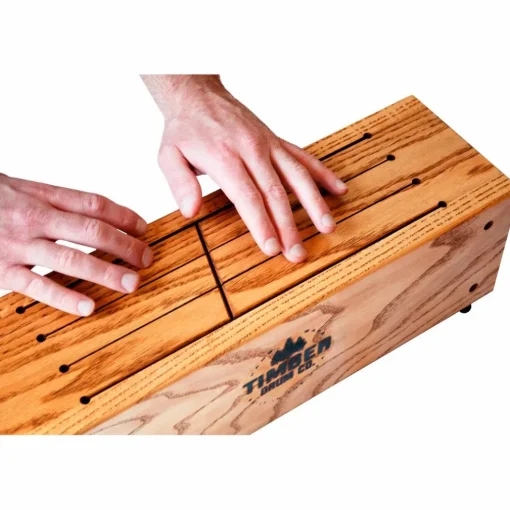 Timber Drum Company Slit Tongue Log Drum with Mallets