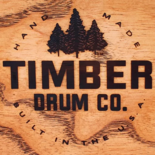 Timber Drum Company Slit Tongue Log Drum with Mallets