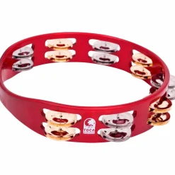 Toca Colorsound Tambourine 10 in. Red