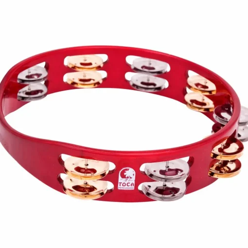 Toca Colorsound Tambourine 10 in. Red