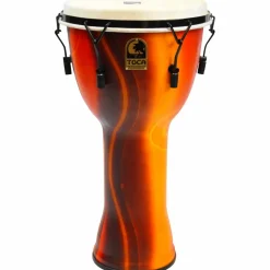 Toca Freestlyle Mechanically Tuned Djembe With Extended Rim 10 in. Fiesta
