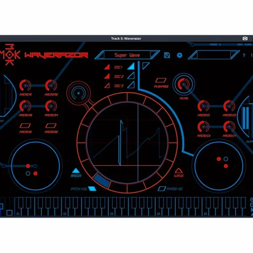 Tracktion MOK Waverazor Synthesizer Plug-In