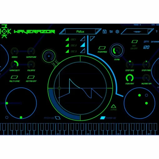 Tracktion MOK Waverazor Synthesizer Plug-In