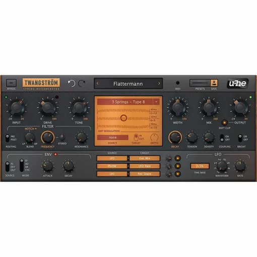 U-He Twangstrom Spring Reverberator Plug-in