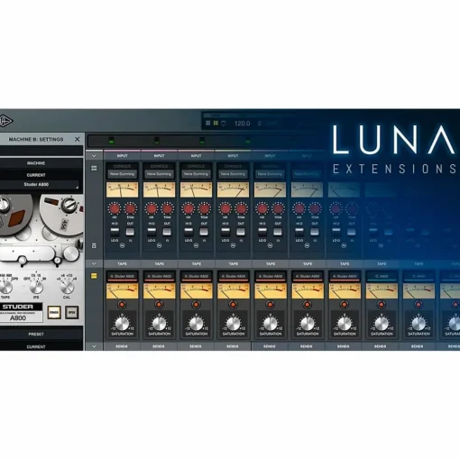 Universal Audio Studer A800 Multichannel Tape Recorder - UADx, UAD-2 Plug-ins and LUNA Extension (Mac/Windows)