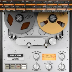 Universal Audio Studer A800 Multichannel Tape Recorder - UADx, UAD-2 Plug-ins and LUNA Extension (Mac/Windows)