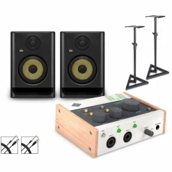 Universal Audio Volt 276 with KRK ROKIT G5 Studio Monitor Pair (Stands & Cables Included) ROKIT 5
