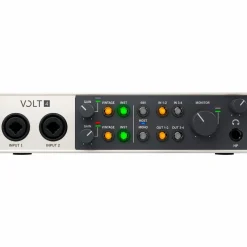 Universal Audio Volt 4 with KRK ROKIT G5 Studio Monitor Pair & S10 Subwoofer (Stands & Cables Included) ROKIT 8