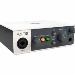 Universal Audio Volt 1 With Harbinger Studio Monitor Pair, Stands & Cables SM508