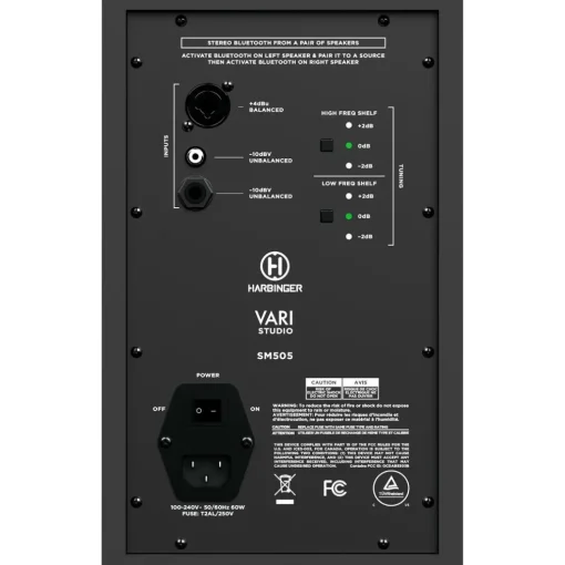 Universal Audio Volt 2 With Harbinger Studio Monitor Pair, Stands & Cables SM505