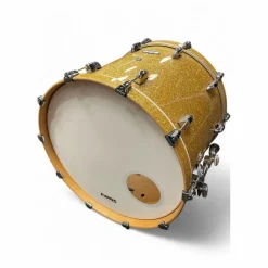 Used 2019 Pearl 5 Piece MASTER MAPLE COMPLETE BOMBAY GOLD SPARKLE Drum Kit