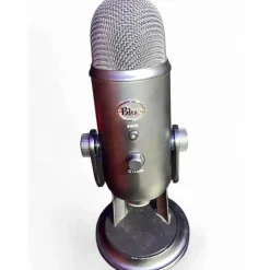 Used Blue YETI BLACKOUT USB Microphone